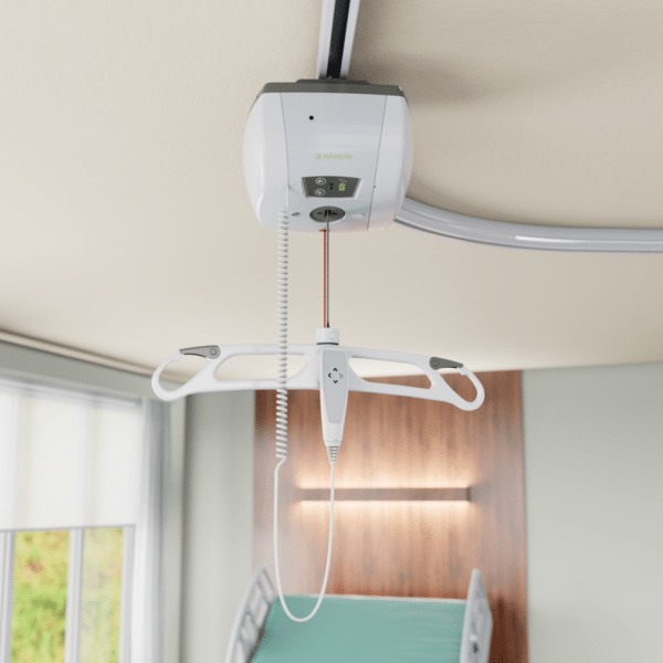M-Series Ceiling Lift in an essentials room